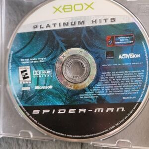 Xbox Spider-Man Platinum Hits Game Disc - Blue & Black